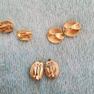 Vintage clip-on earrings